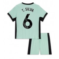 Maglie da calcio Chelsea Thiago Silva #6 Terza Maglia Bambino 2023-24 Manica Corta (+ Pantaloni corti)